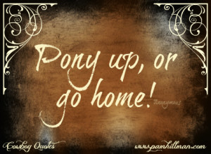 Quote - Pony Up